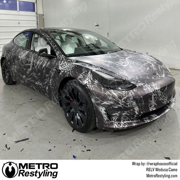 RELV Medusa Tesla Camo Wrap