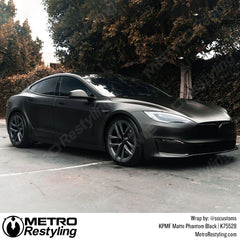 Tesla Matte Black Wrap