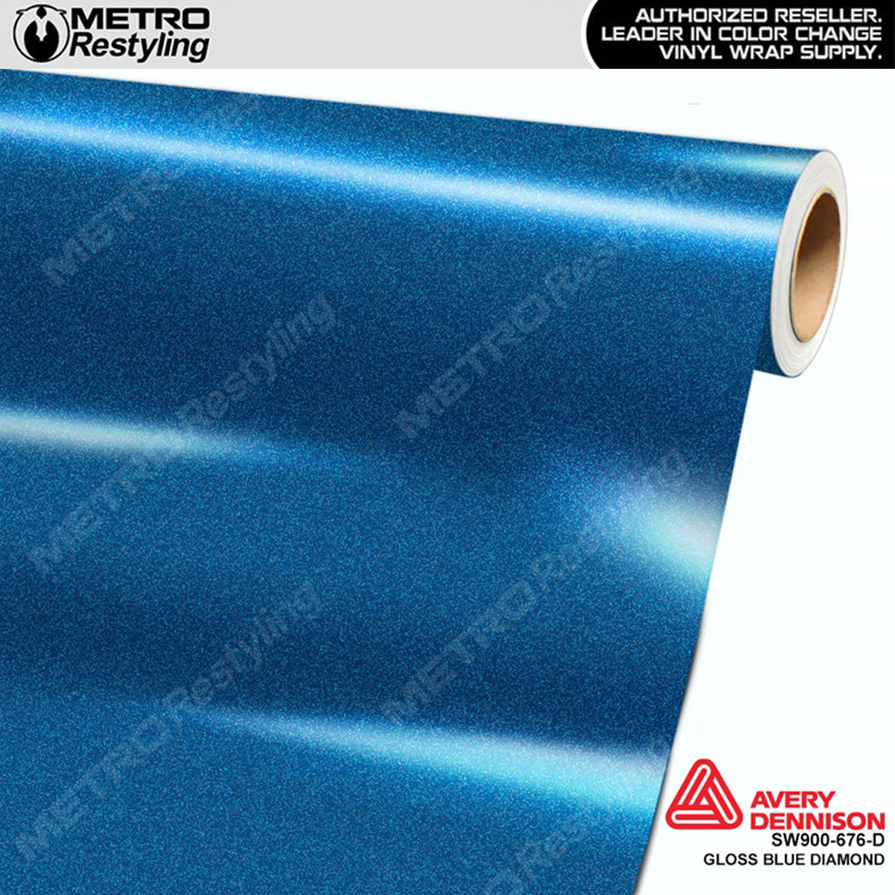Gloss Metallic Indigo Blue Vinyl Wrap