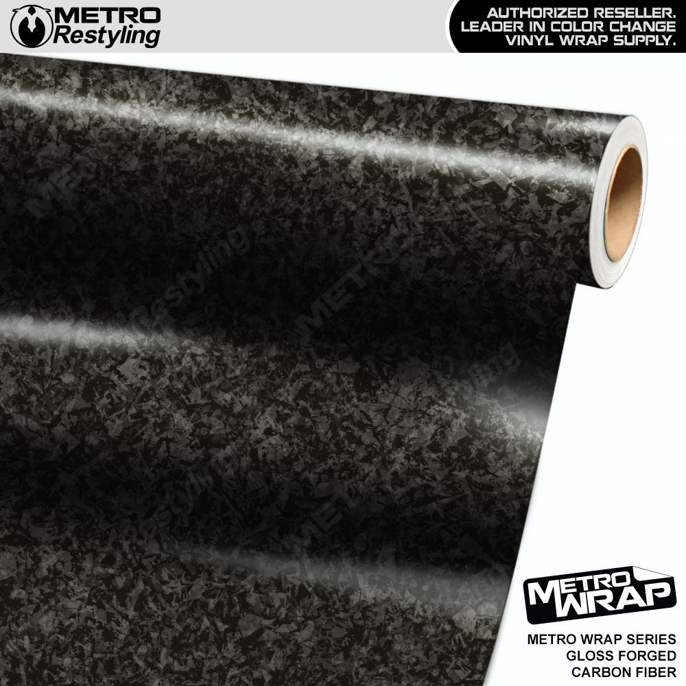 Forged Metallic Carbon Fiber - Metro Wrap