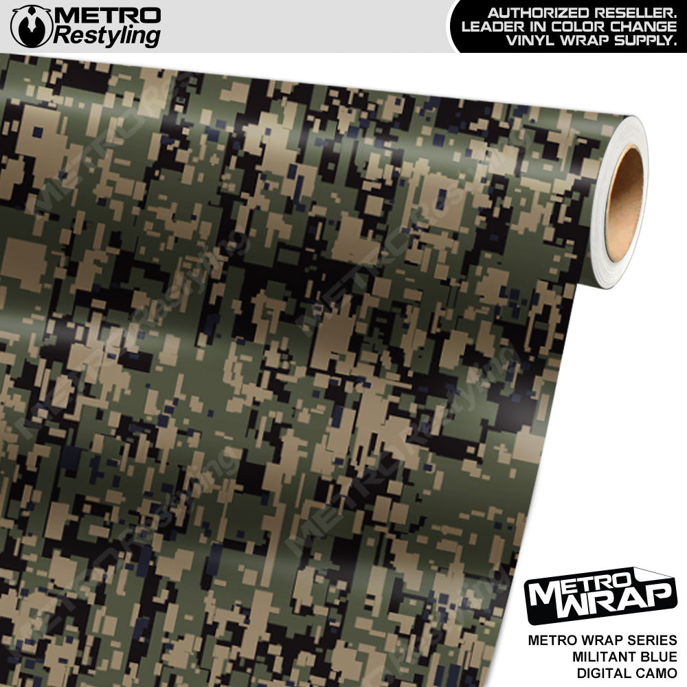 Digital Urban Yellow Camouflage - Metro Wrap 