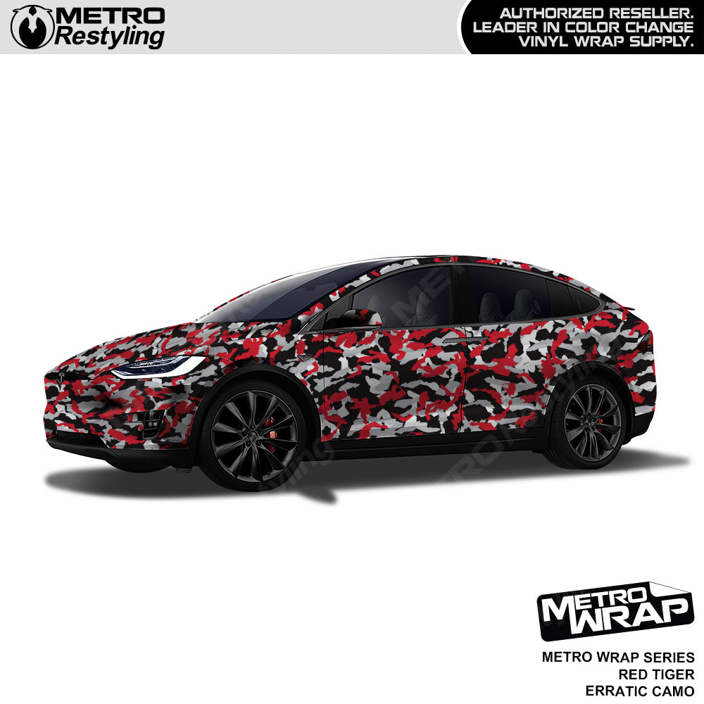 Erratic Orange Tiger - Metro Wrap