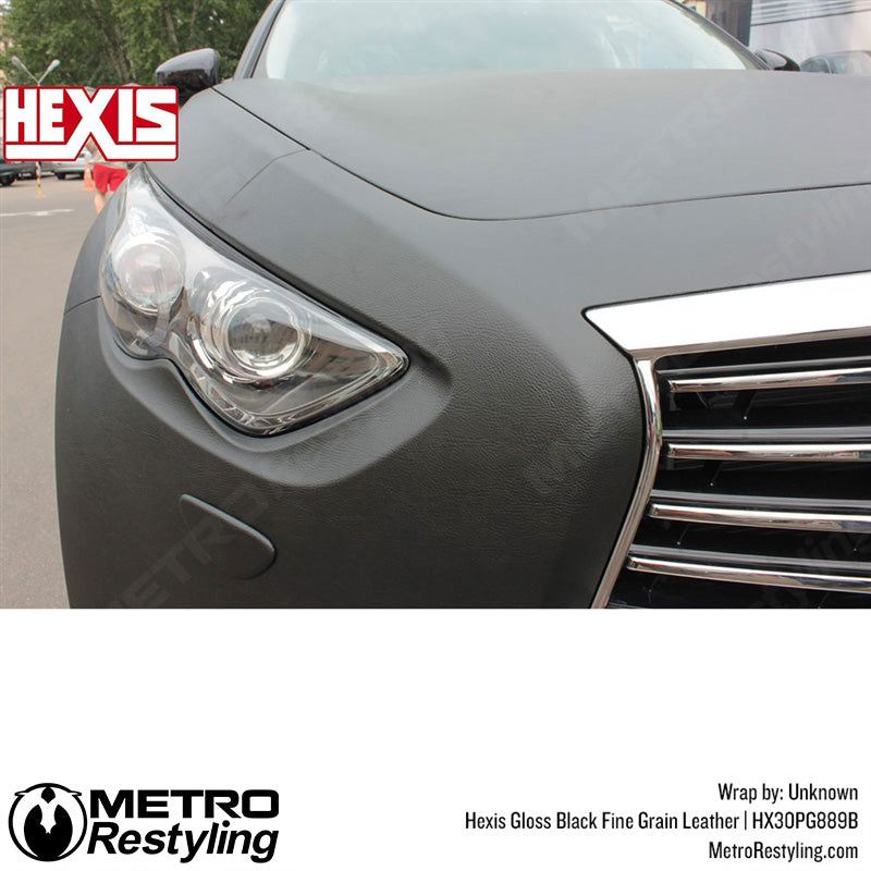 HEXIS SKINTAC HX20000 COAL BLACK GLOSS FILM CAST PELLICOLA CAR