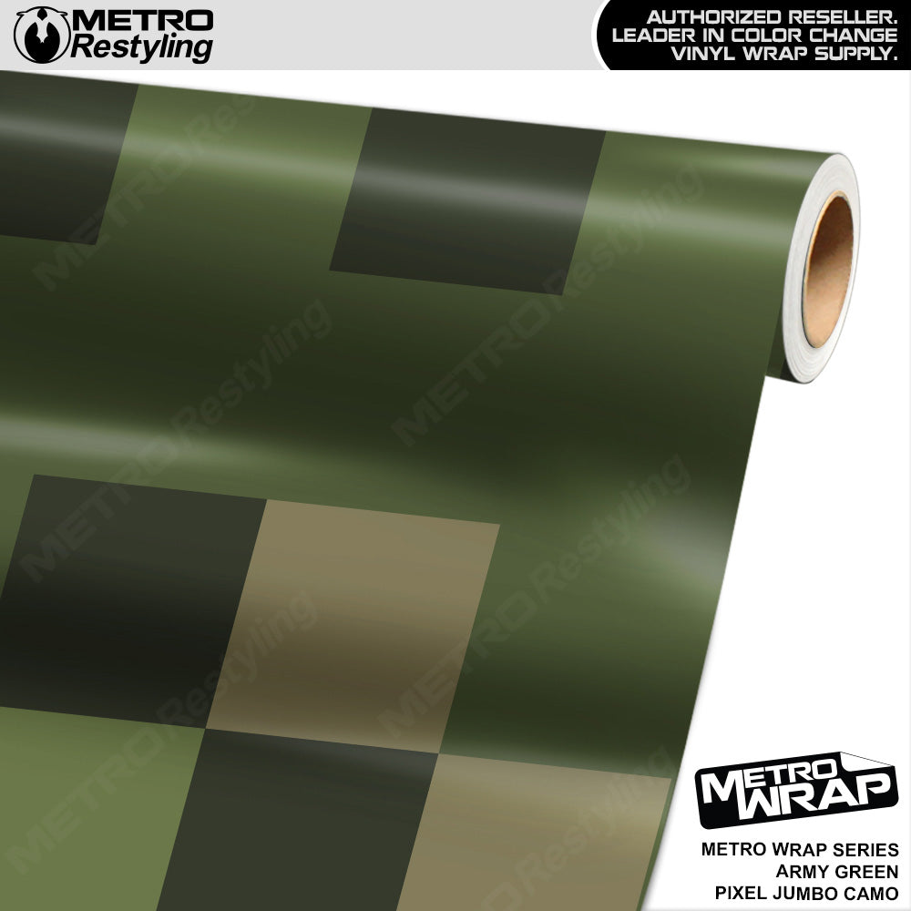 Jumbo Pixel Army - Metro Wrap | Metro Restyling