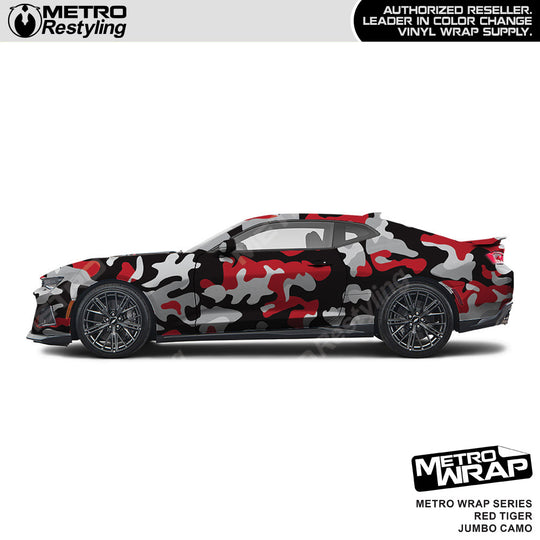 Jumbo Classic Red Tiger - Metro Wrap | Metro Restyling