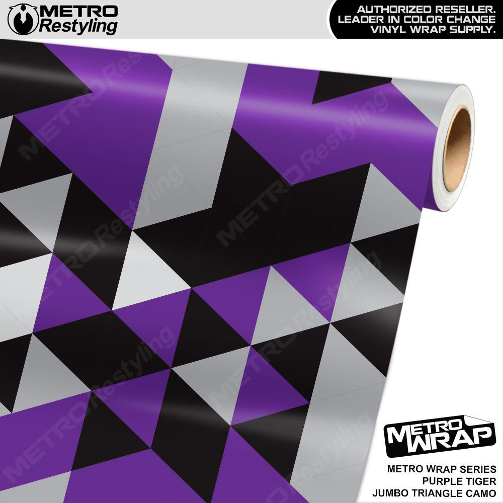 Metro Wrap Jumbo Classic Red Tiger Camouflage Vinyl Film