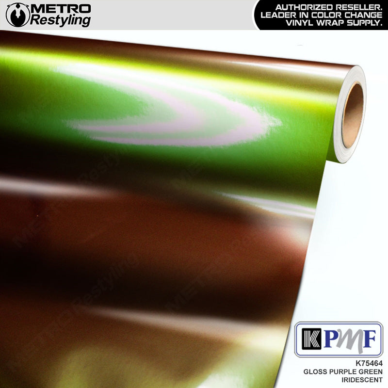 KPMF K75400 Gloss Green Black Iridescent Vinyl Wrap, K75460