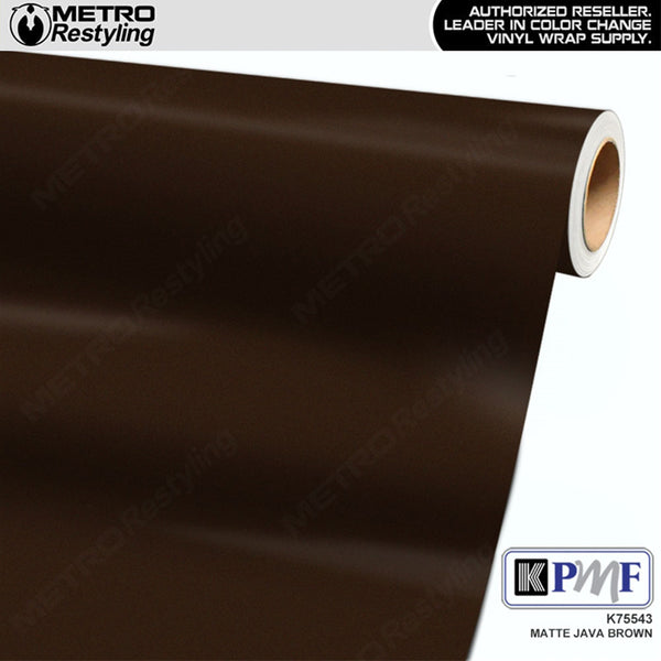 KPMF K75500 Matte Java Brown Vinyl Wrap | K75543