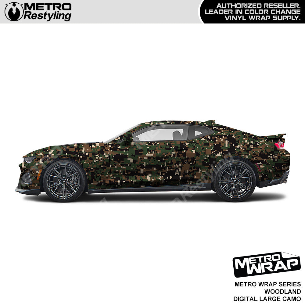 Woodland Camouflage - Metro Wrap