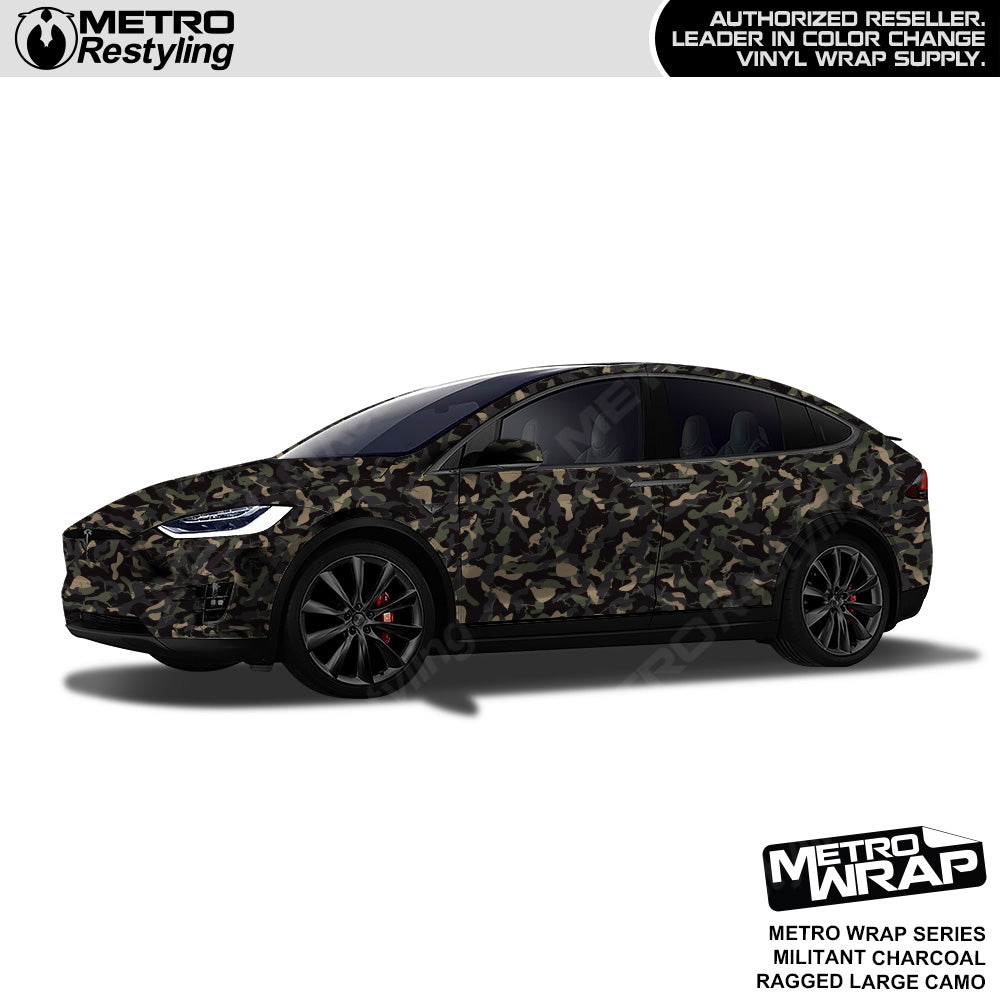 Erratic Militant Charcoal - Metro Wrap