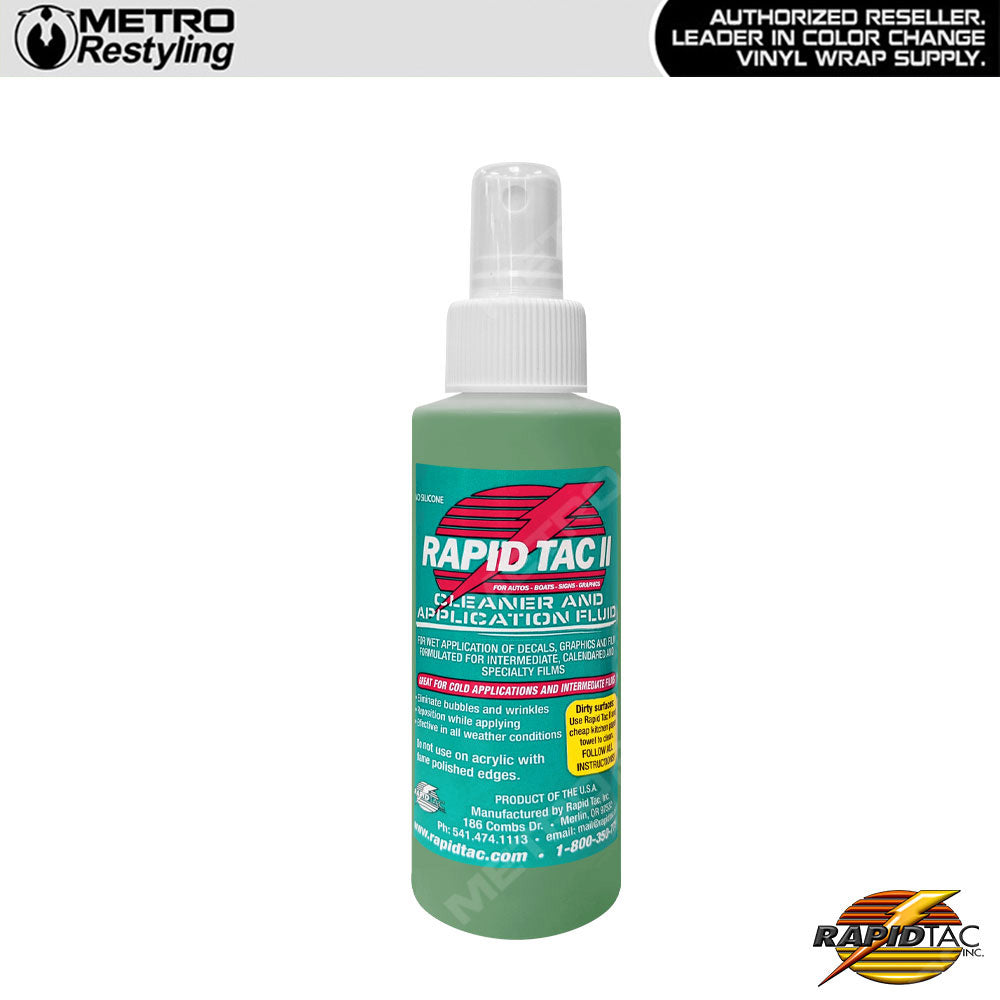 RAPID TAC II - 4 OZ BOTTLE WITH SPRAYER - IN STOCK AND READY TO SHIP!