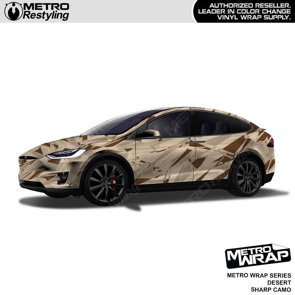 Large Digital Desert Camouflage - Metro Wrap 