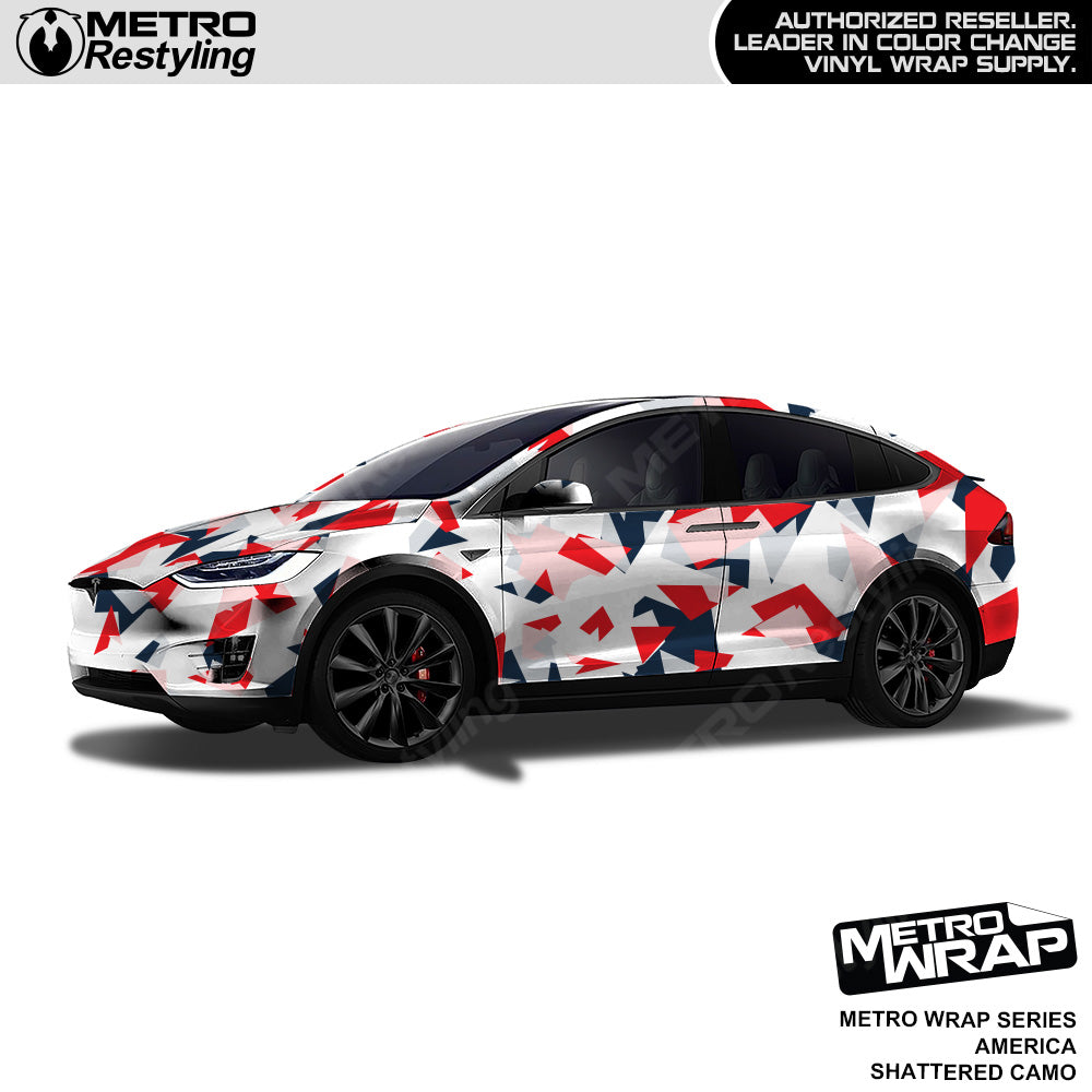 AR 15 Shattered Urban Night Camo Gun Skin Vinyl Wrap