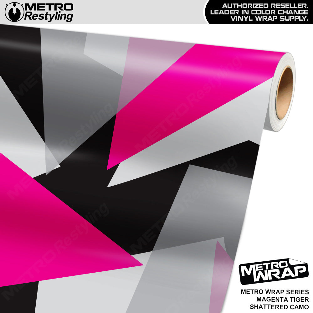 Shattered Yellow Tiger - Metro Wrap