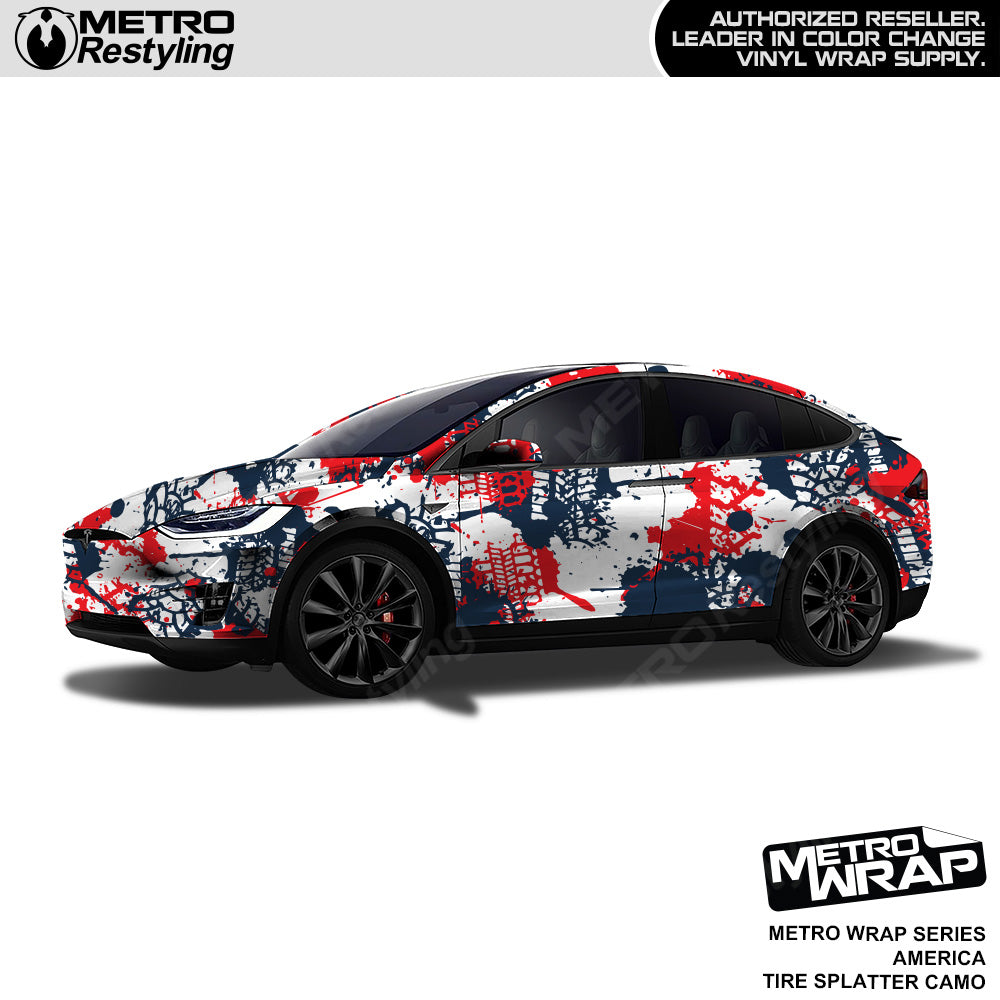 Tire Splatter Midnight - Metro Wrap | Metro Restyling