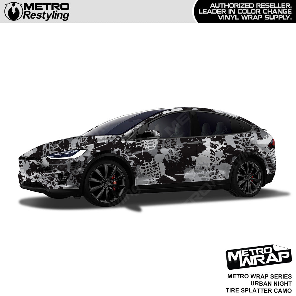Tire Splatter Midnight - Metro Wrap | Metro Restyling