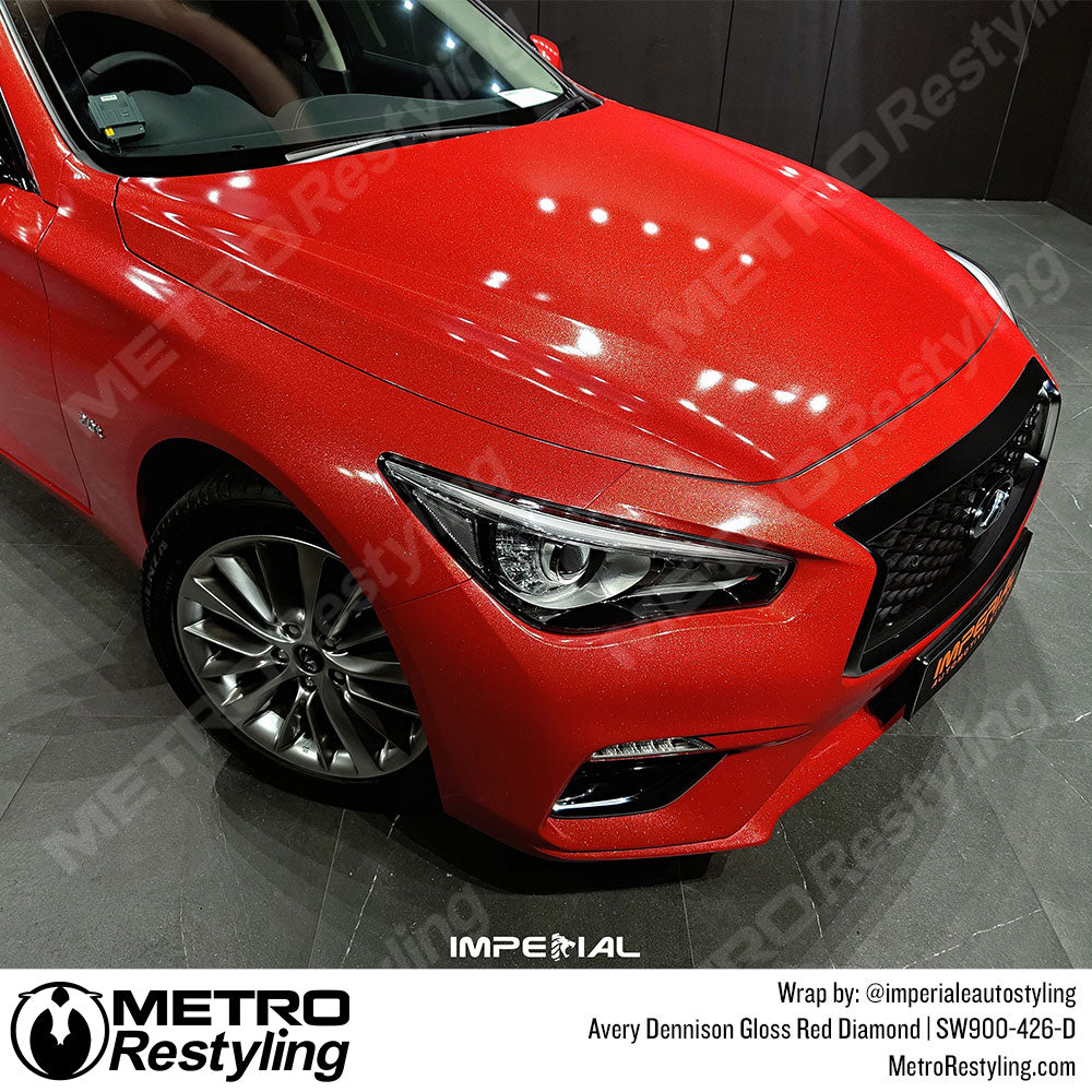 Rwraps™ Seeing Red Glitter Gemstone Vinyl Wrap