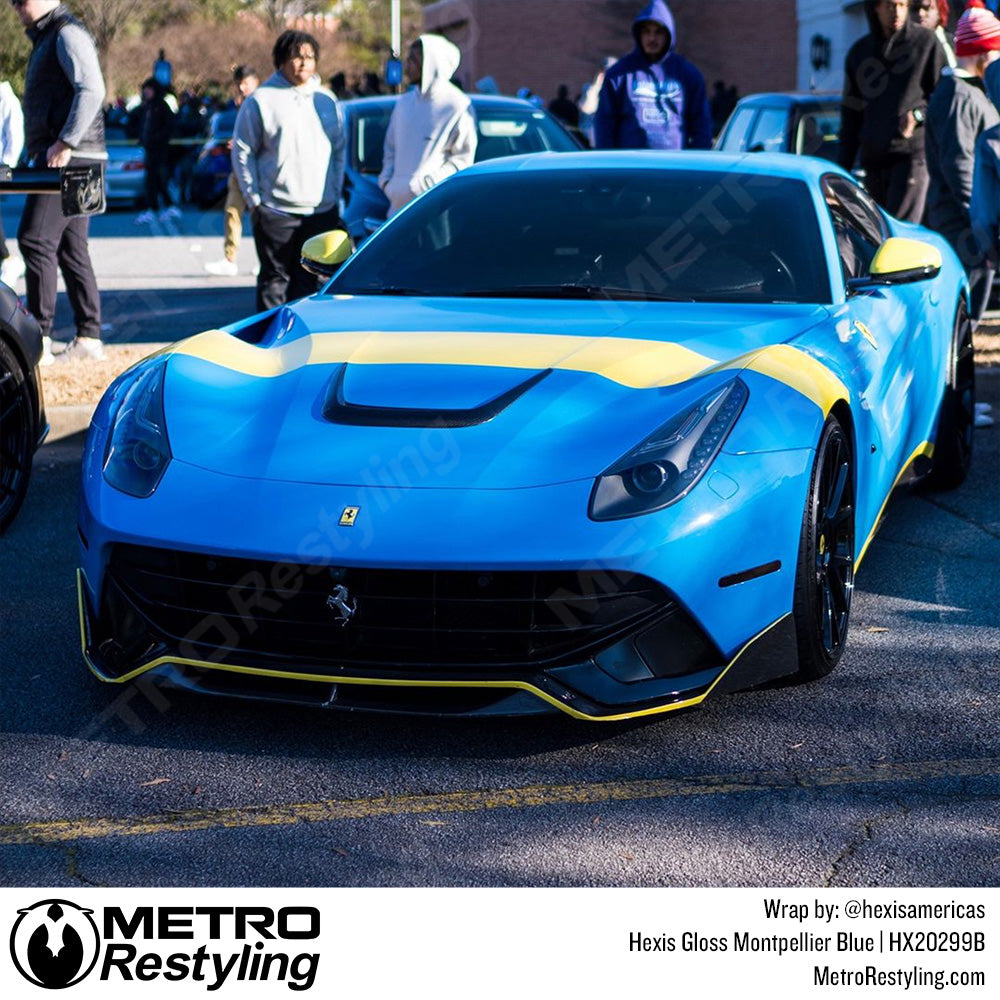 Impressive Wrap - Ferrari F12 full wrapped in Satin pearl