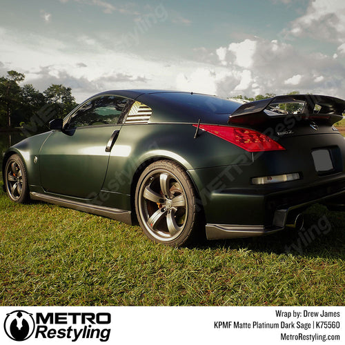 Nissan 350Z Wrap, Best Ravoony Khaki Green Car Vinyl Wrap Nissan