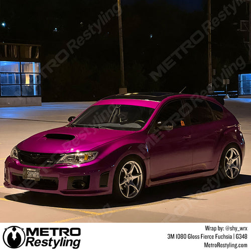 Explore the unique style of grey purple car wrap