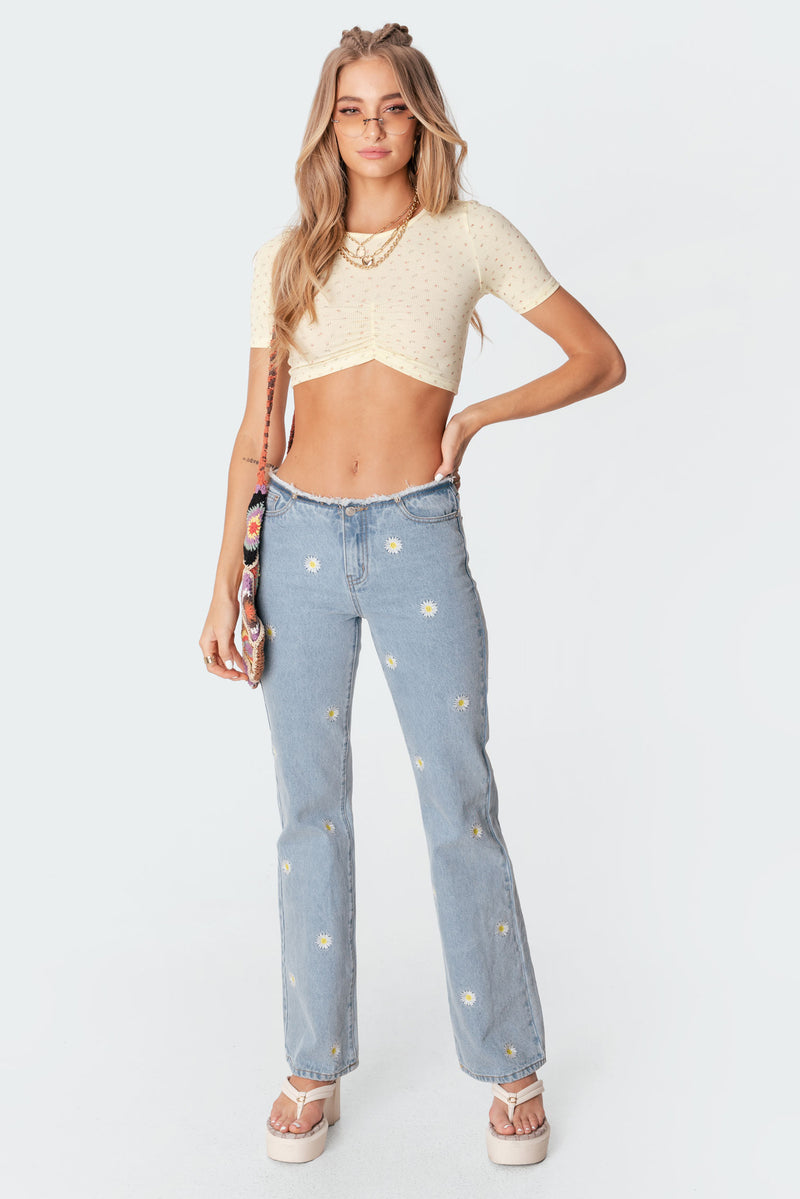 Daisy Low-Rise Jeans – edikted