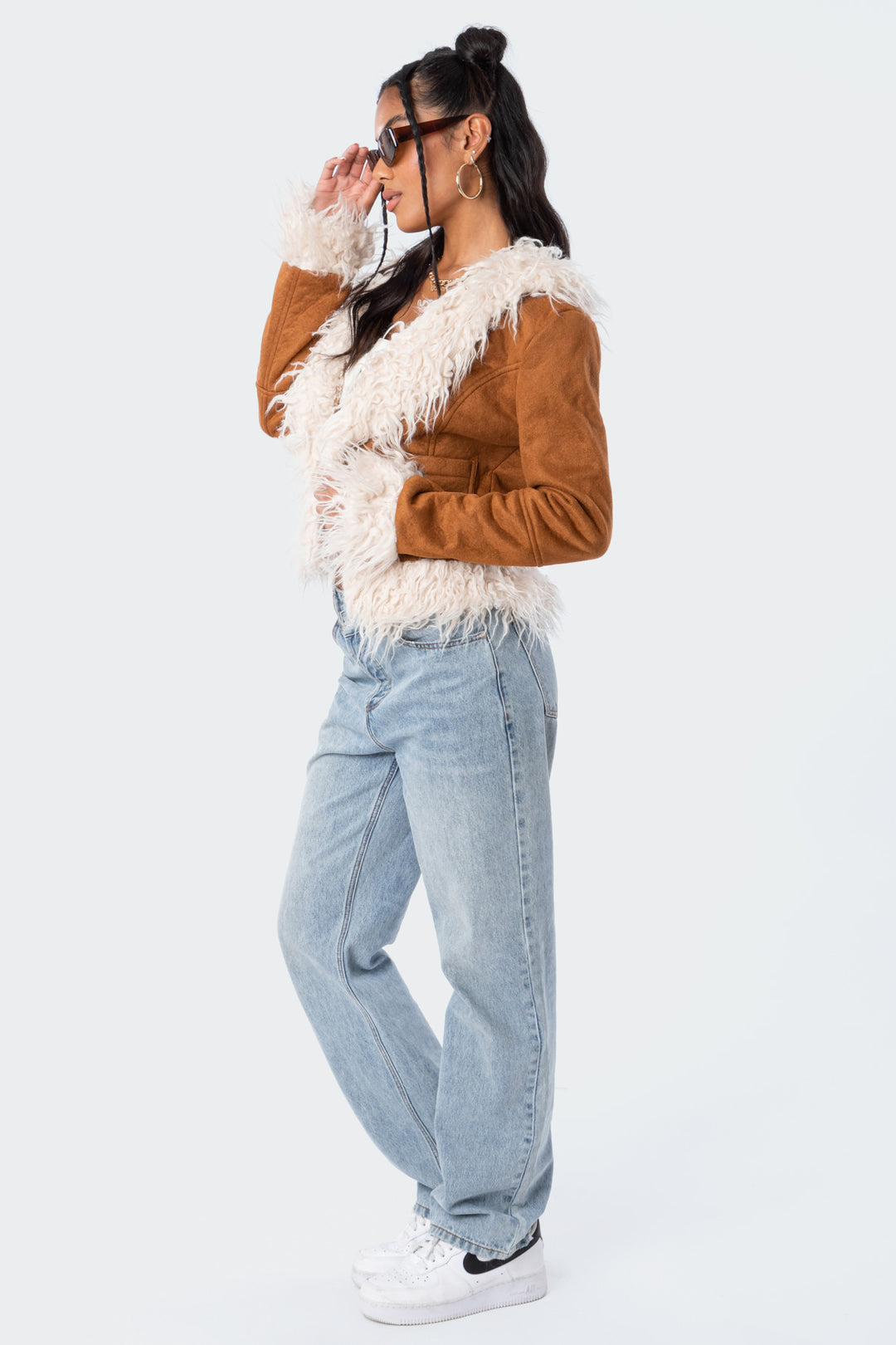 THINK FUR Gradation Fur Foody Jacket | fgvagri.com