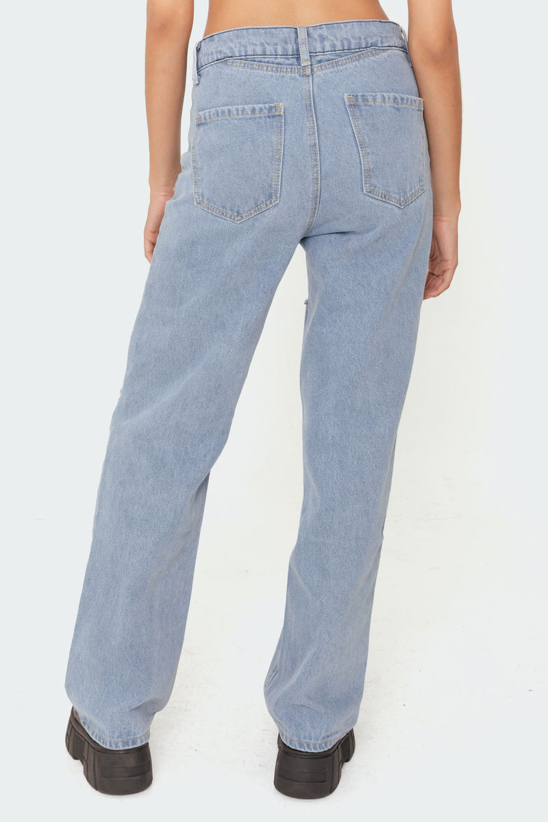 Raquel Folded Jeans – edikted