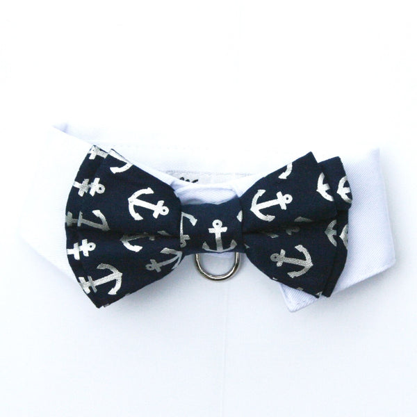 dog shirt collar and tie