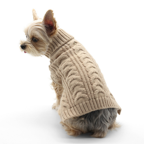 Dogo Pet Fashions Cable Turtleneck Dog Sweater – Fetch