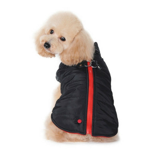 Dogo Pet Fashions Black Athletic Runner Winter Dog Coat – Fetch