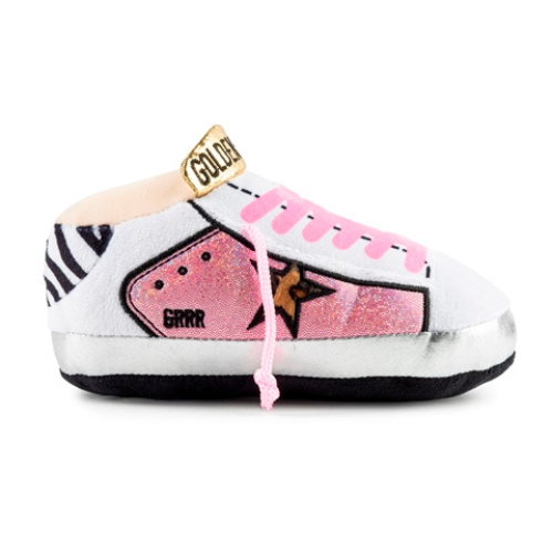 Pink Golden Pooch Tennis Shoe