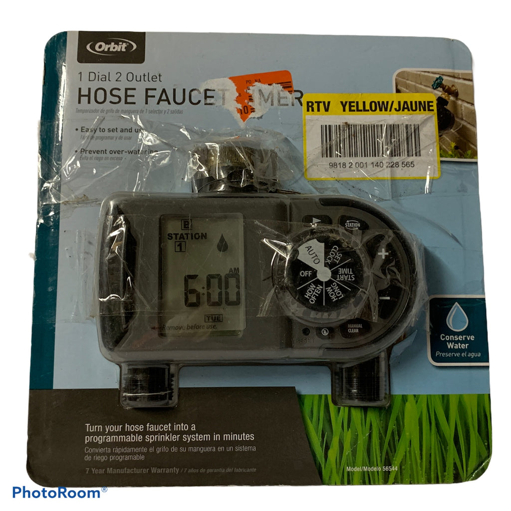 orbit hose faucet timer instructions