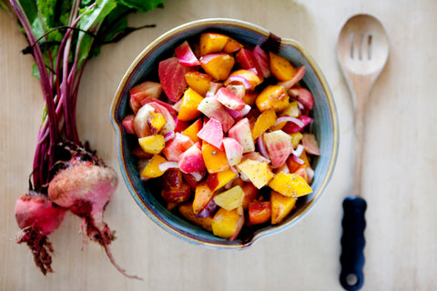 Pickled Beet & Peach Salad