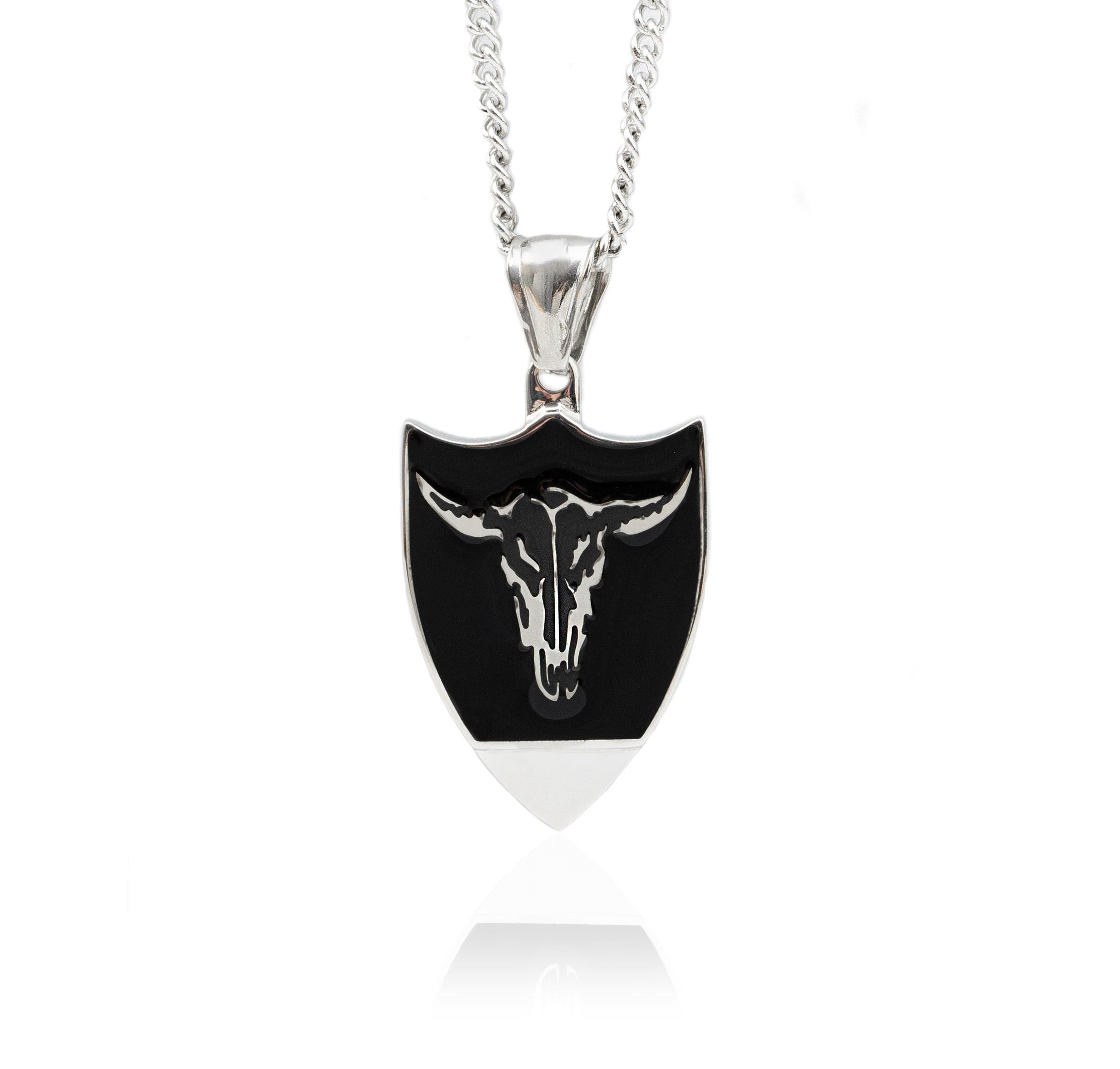 Silver Longhorn Skull - World's Best Shotgun Necklace - Choty product image