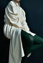 T02 - 'Summer Green' Cotton Tights - Tightology