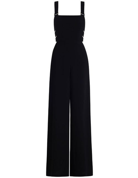 Zimmermann Stretch Crepe Buckle Jumpsuit Black – Call Me The Breeze