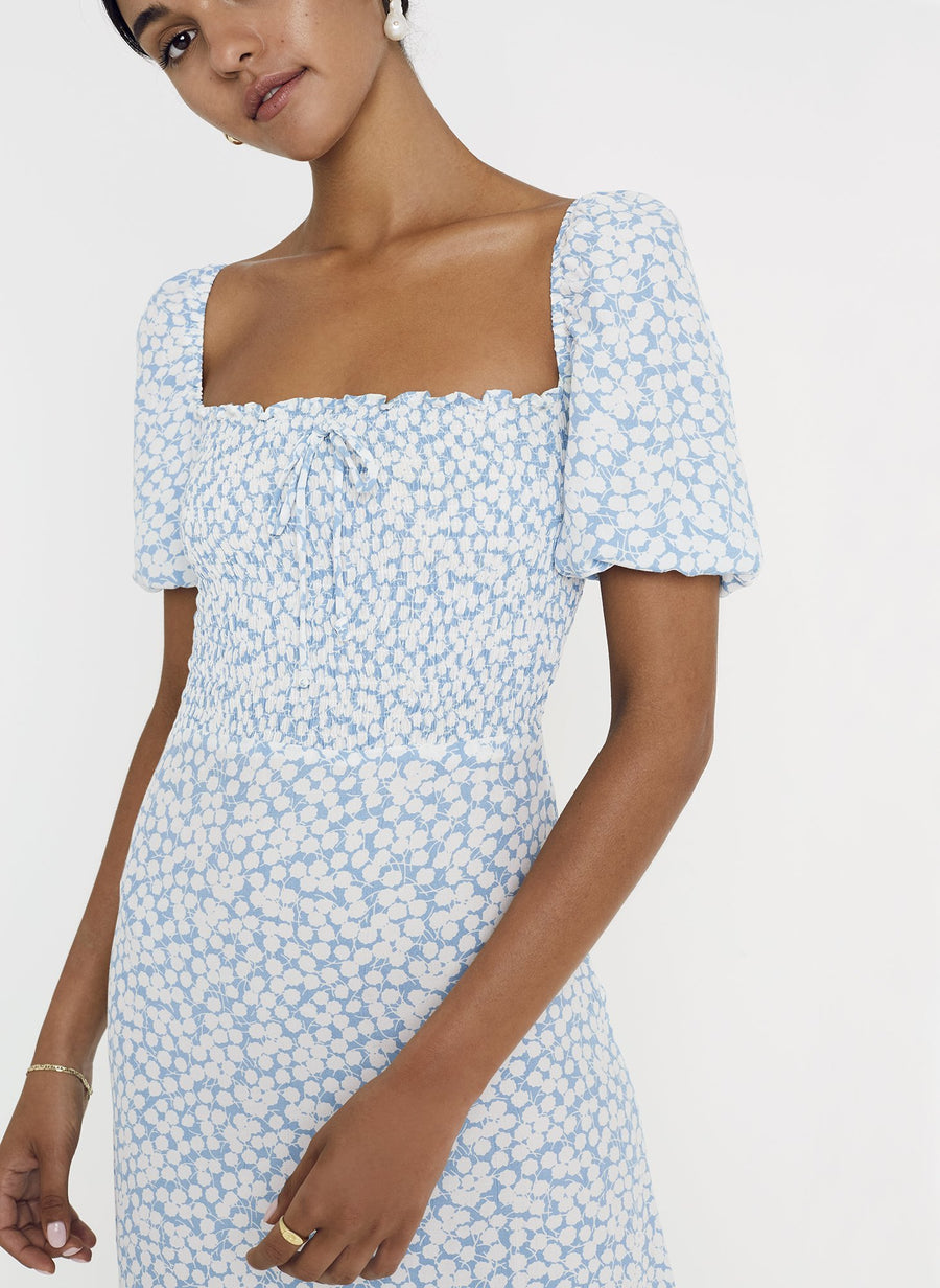 faithfull the brand majorelle midi dress