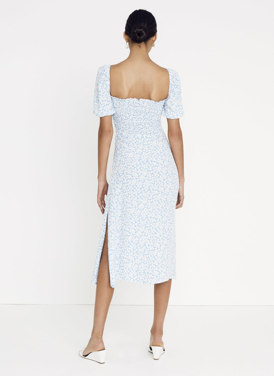 faithfull the brand majorelle midi dress