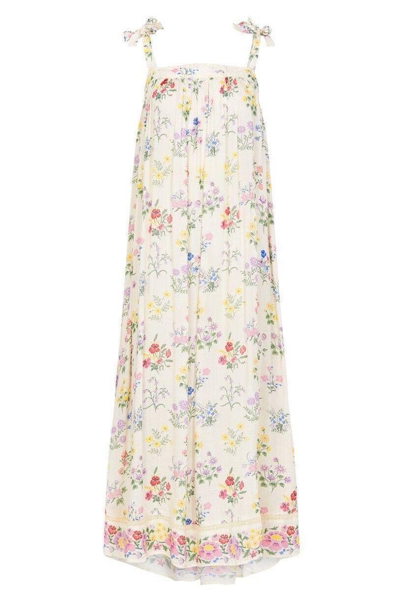 spell posy maxi dress