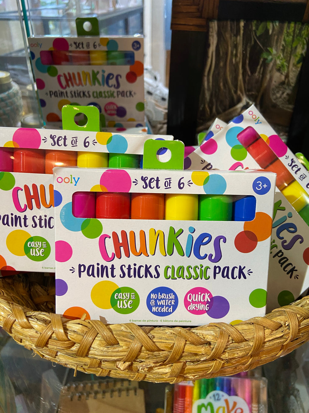 Ooly Chunkies Paint Sticks: Set of 12