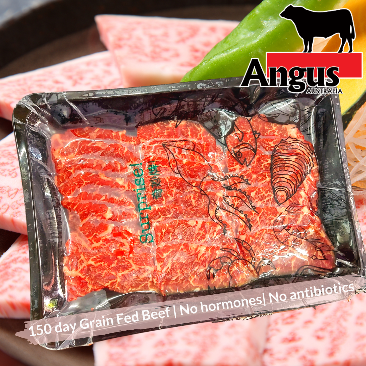 Australian Angus Beef Slice Korean BBQ (300g) | pluzlife.com