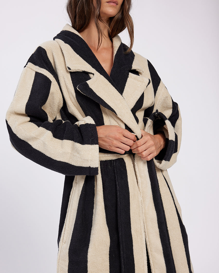 Robe - Vanilla Bean Stripes