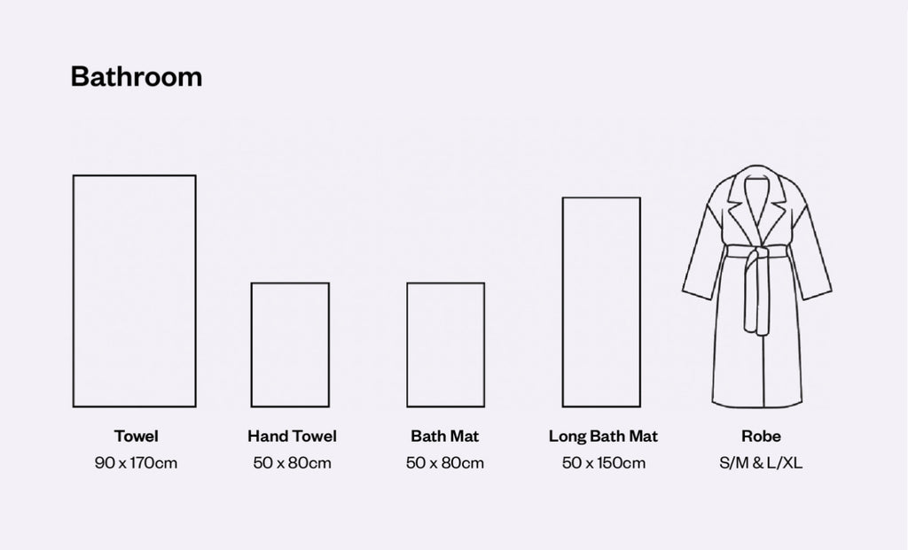 Towel Size Guide