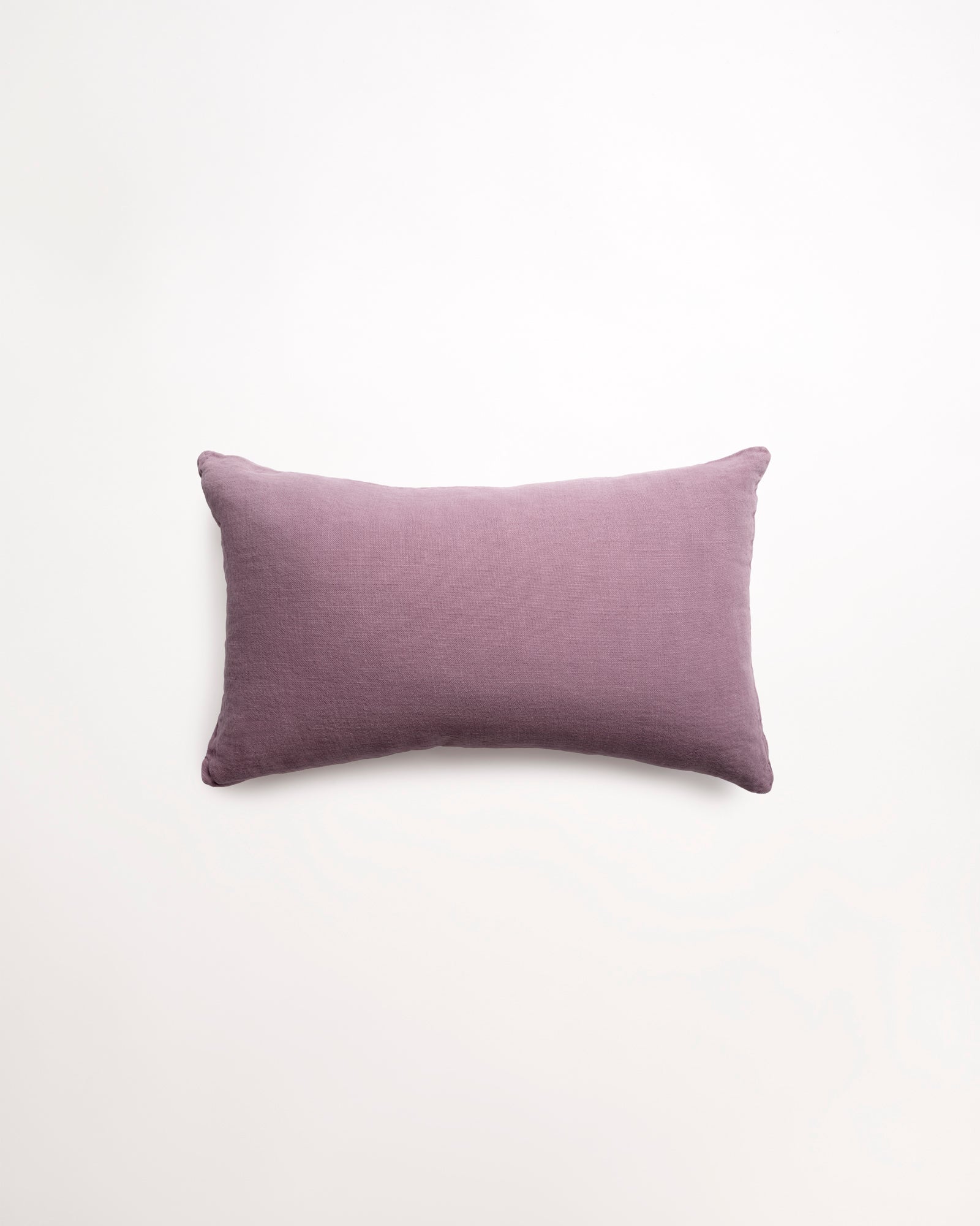 Lumbar Linen - Mauve Cushion