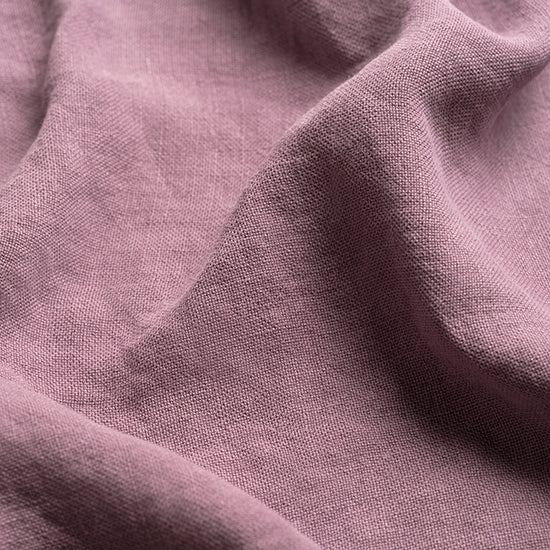 Lumbar Linen - Mauve Cushion