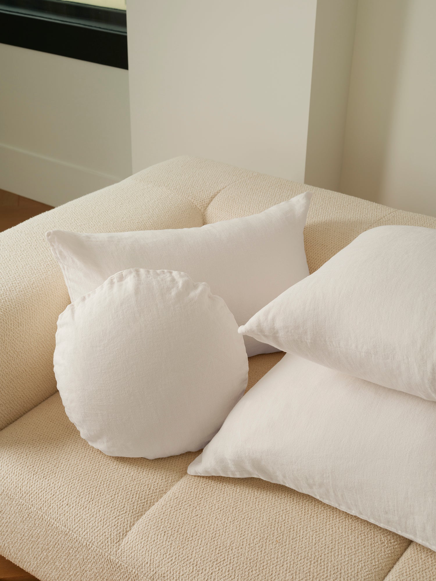 Lumbar Linen - Milkshake Cushion