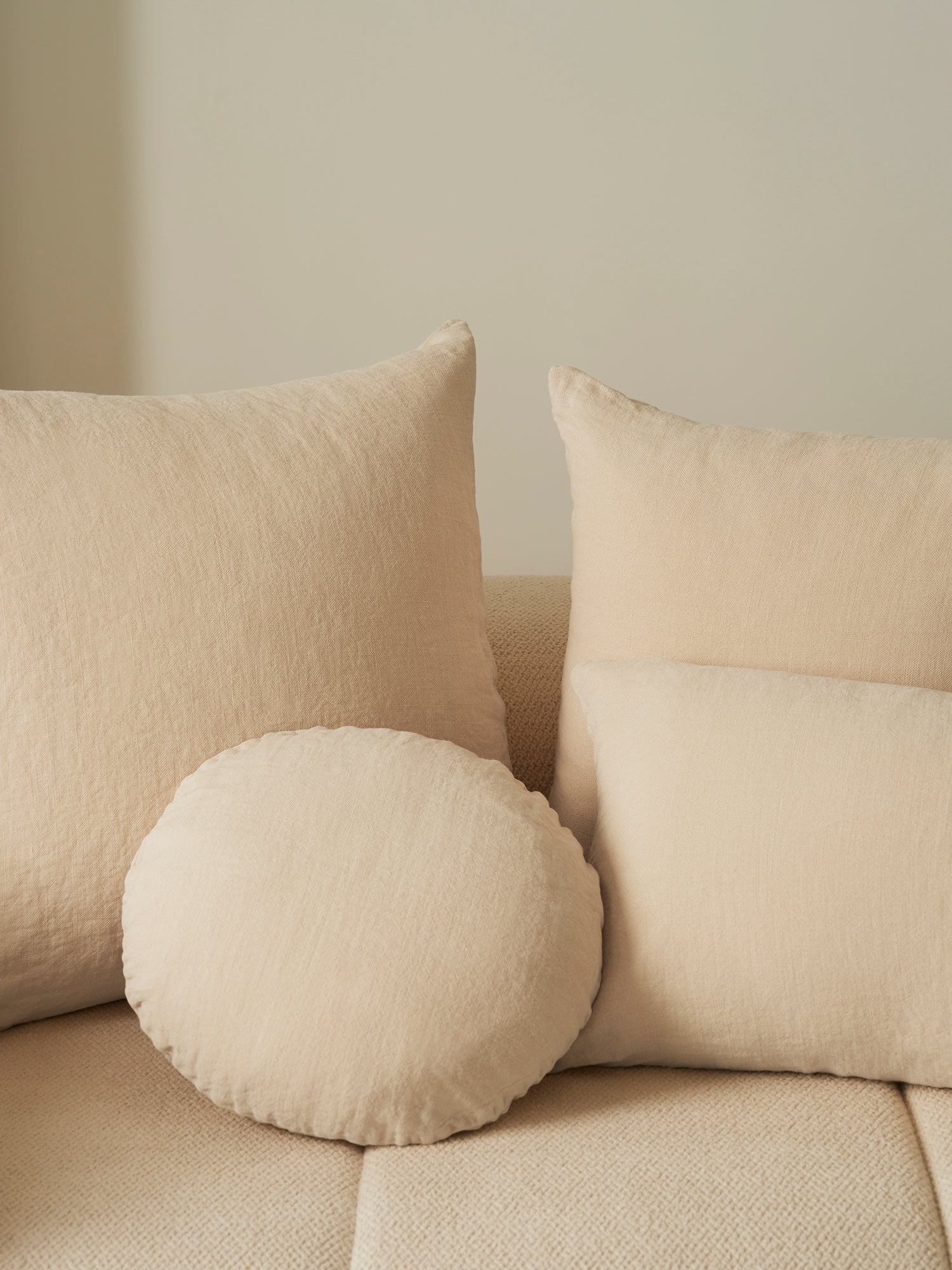 Lumbar Linen - Oat Cushion