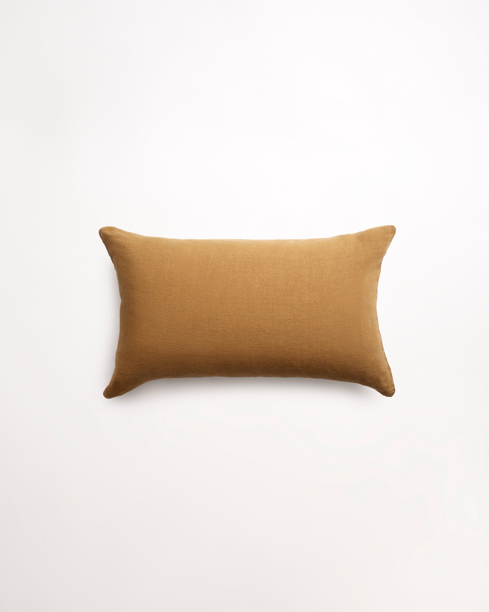 Lumbar Linen - Ochre Cushion