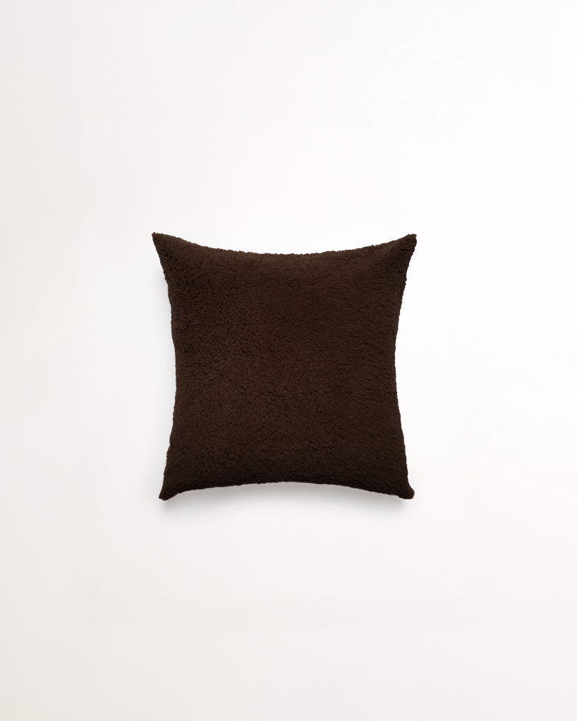 Essential Faux Fur - Coffee Cushion