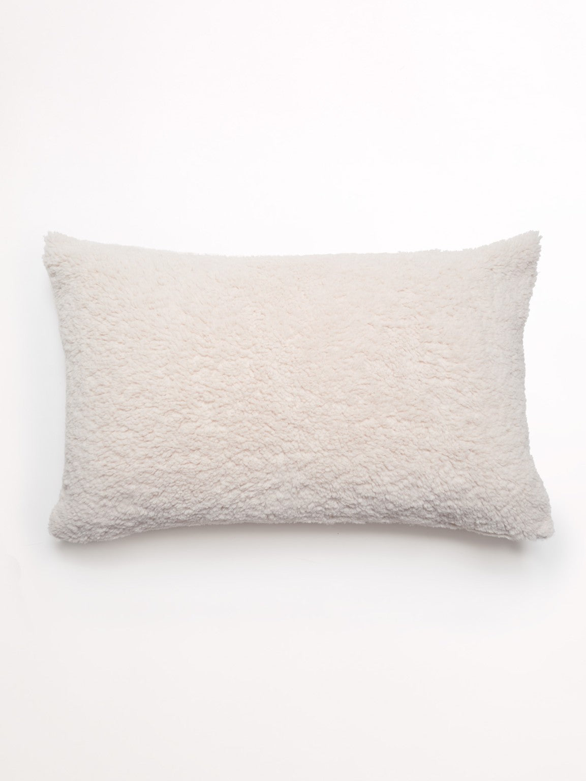 Lumbar Faux Fur - Marshmallow Cushion